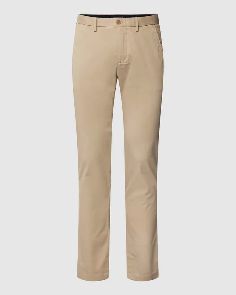 Tommy Hilfiger Chino mit Label-Detail Modell 'CORE BLEECKER 1985 Sand