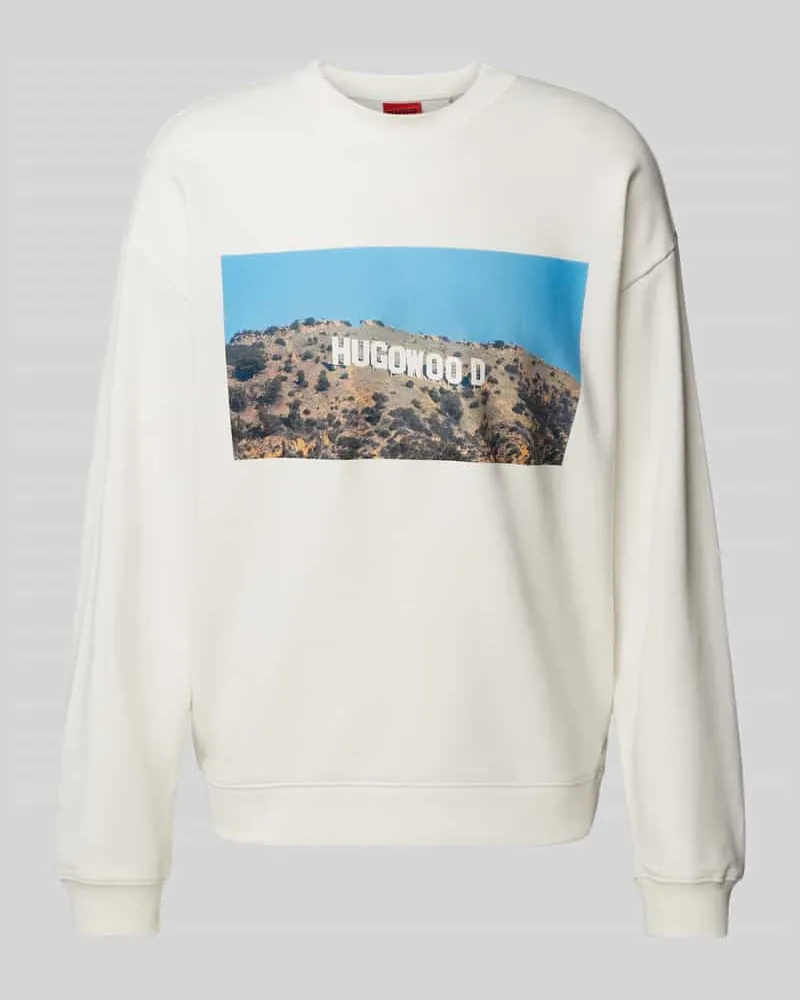 HUGO BOSS Sweatshirt mit Motiv-Print Modell 'Dartok 