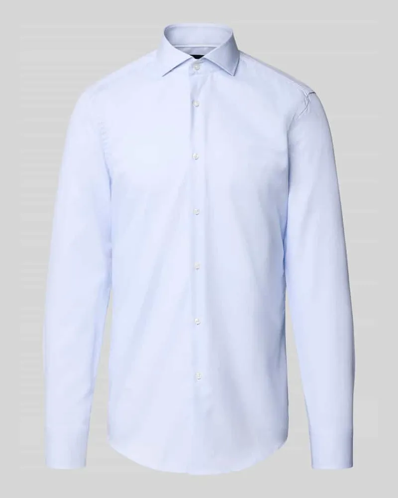HUGO BOSS Slim Fit Businesshemd aus reiner Baumwolle 