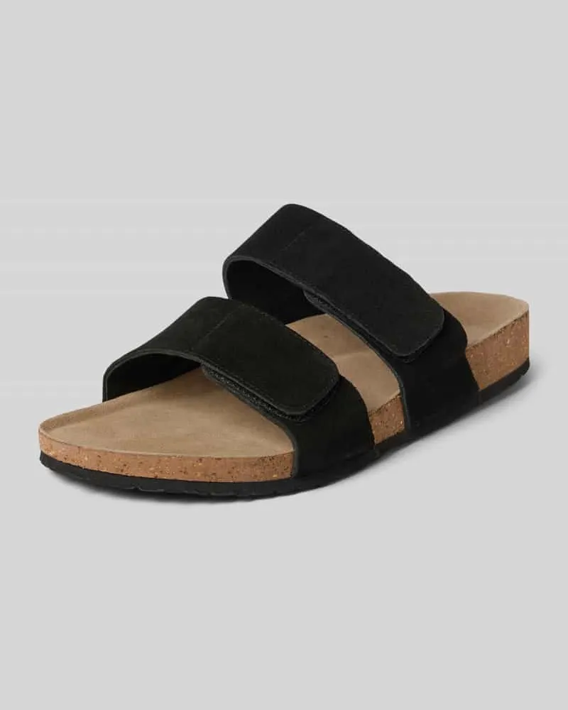Jack & Jones Sandalette aus Kalbsleder Modell 'MALTA Black