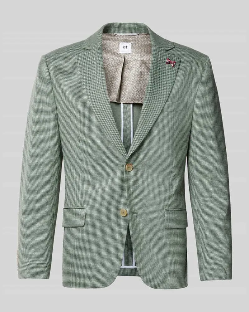 Atelier Torino Sakko mit Brustleistentasche Gruen