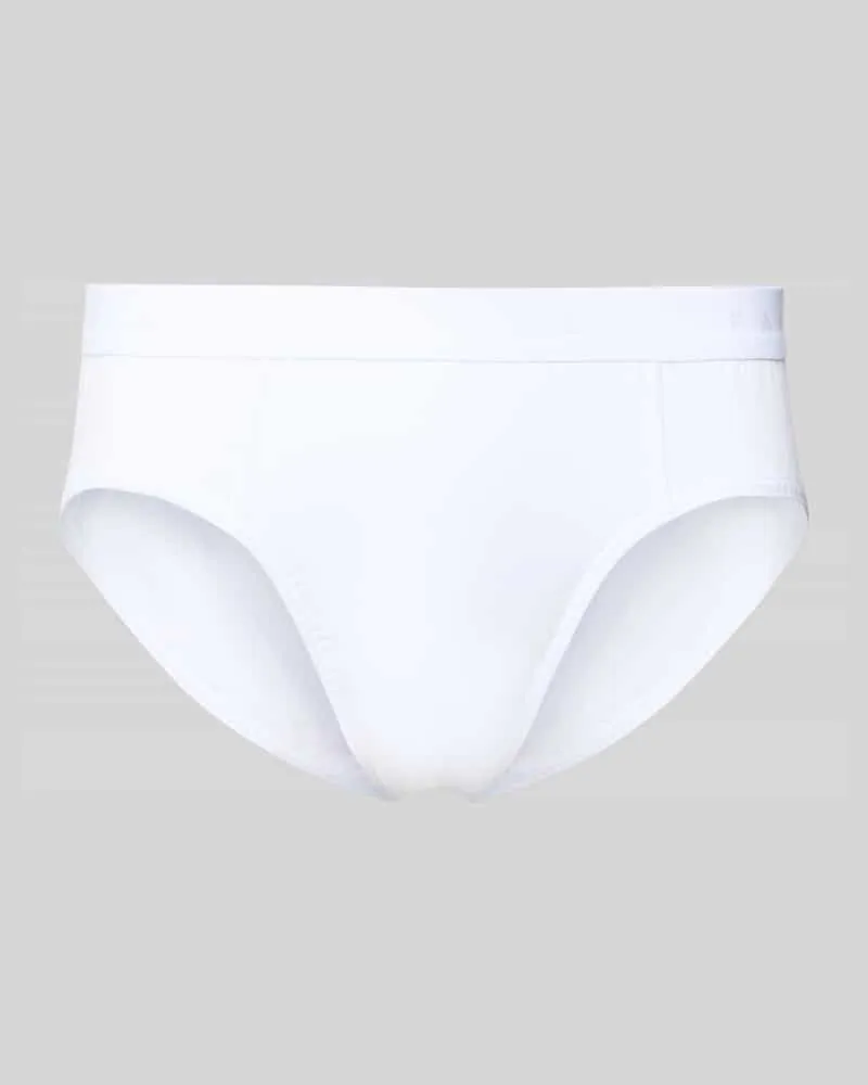 Falke Regular Fit Brief mit Logo-Detail Modell 'Daily Weiss