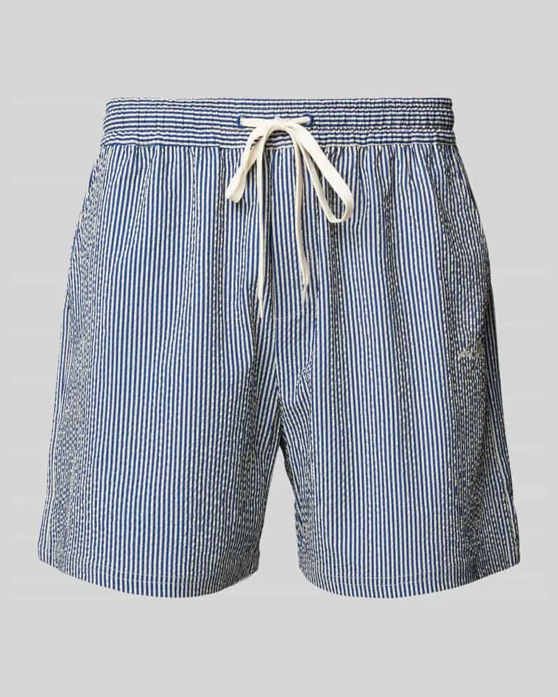 LES DEUX Loose Fit Badeshorts mit elastischem Bund 