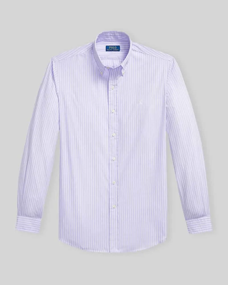 Ralph Lauren Regular Fit Freizeithemd aus reiner Baumwolle Lila