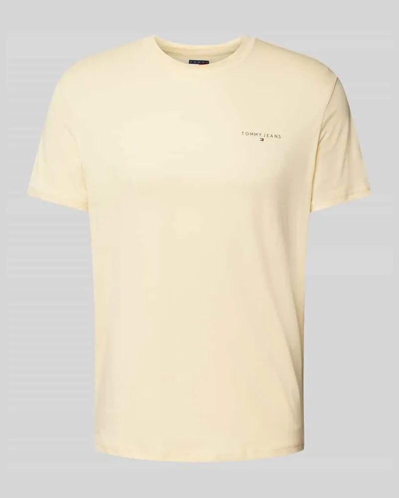 Tommy Hilfiger Regular Fit T-Shirt aus reiner Baumwolle mit Label Print 