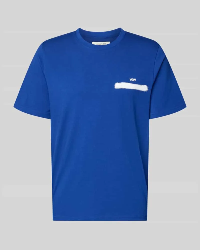 Wood Wood T-Shirt mit rückseitigem Motiv-Print Modell 'Bobby Bleu
