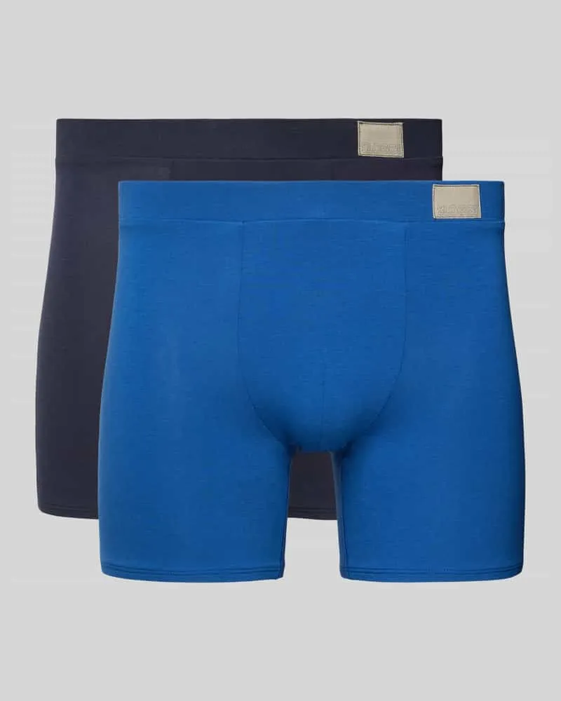 Sloggi Trunks mit Teilungsnähten im 2er-Pack Blau