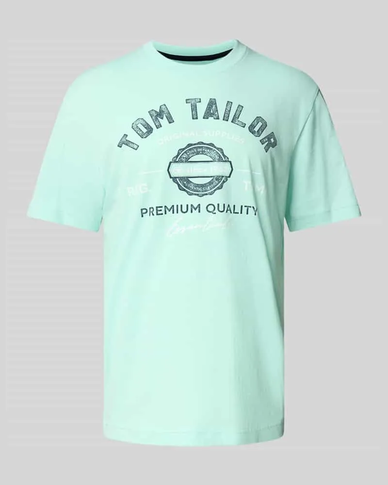 Tom Tailor Regular Fit T-Shirt aus reiner Baumwolle 