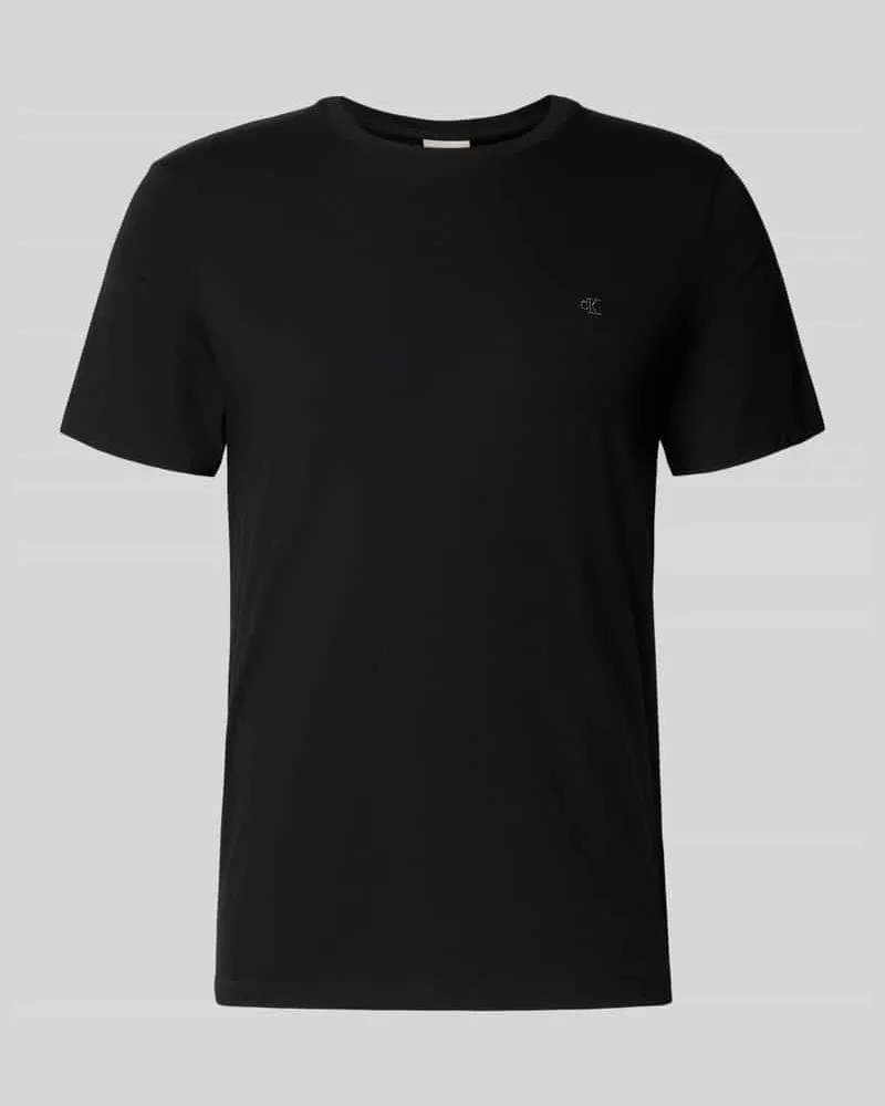 Calvin Klein T-Shirt mit Label-Stitching 