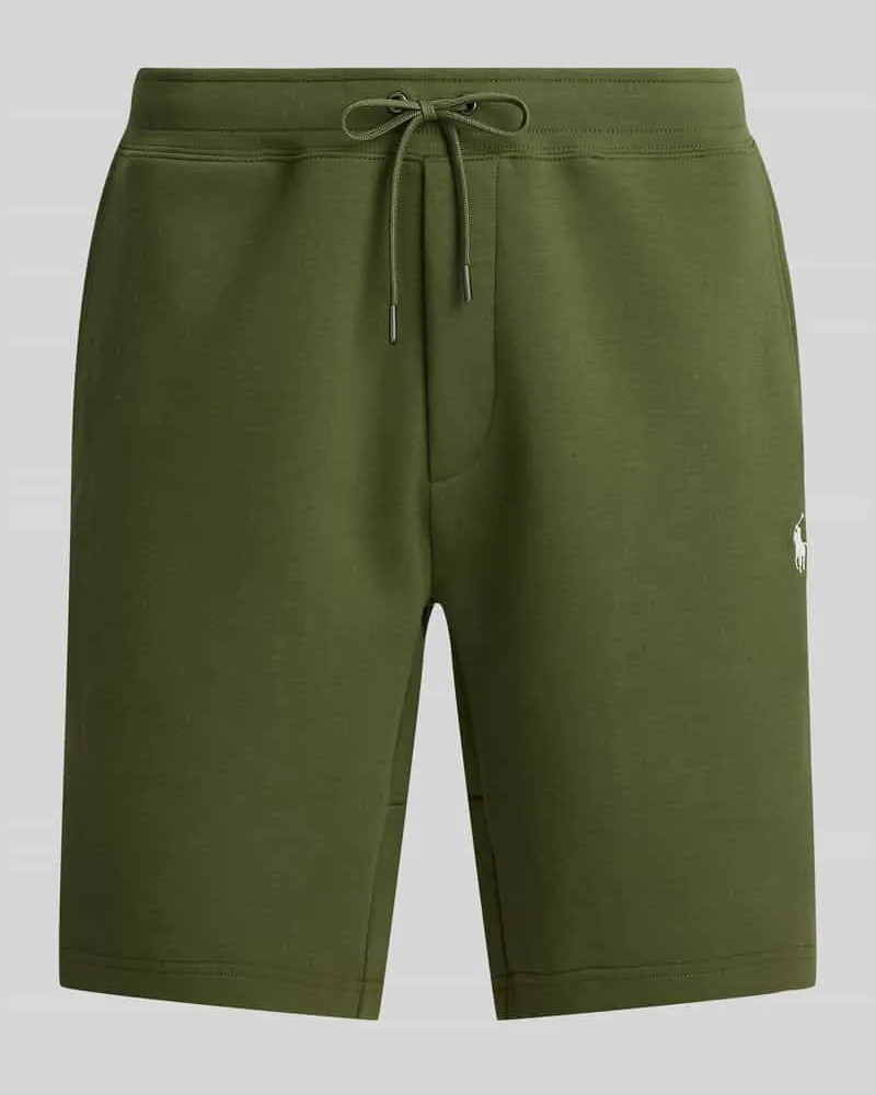 Ralph Lauren Regular Fit Sweatshorts aus Baumwoll-Mix Oliv