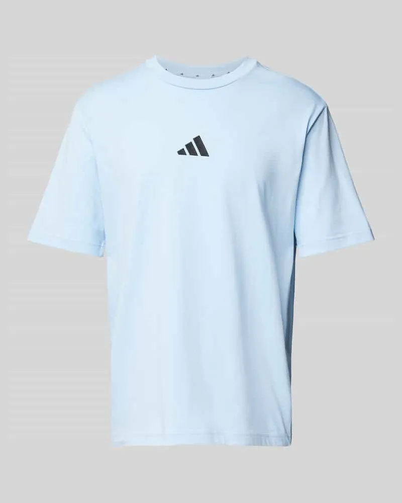 adidas T-Shirt mit Logo-Stitching 