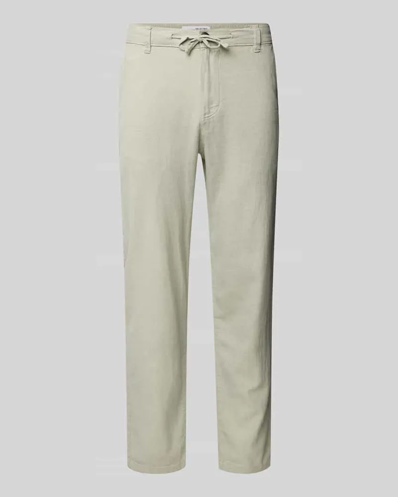Selected Homme Slim Tapered Fit Hose mit Leinen-Anteil Modell 'BRODY 