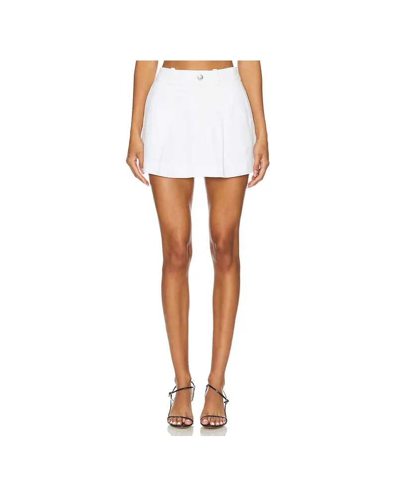 Rag & Bone Featherweight Esme Skort in White White