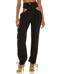 h:ours JOGGPANTS MIT COUTOUTS SUKI in Black Black