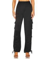 NICHOLAS Nori Utilitarian Drawcord Pants in Black Black