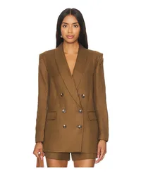 L'Agence BLAZER JAYDA in Brown Brown