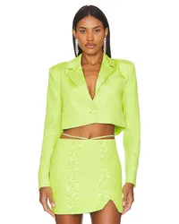 Camila Coelho CROPPED-BLAZER HANNAH in Green Green