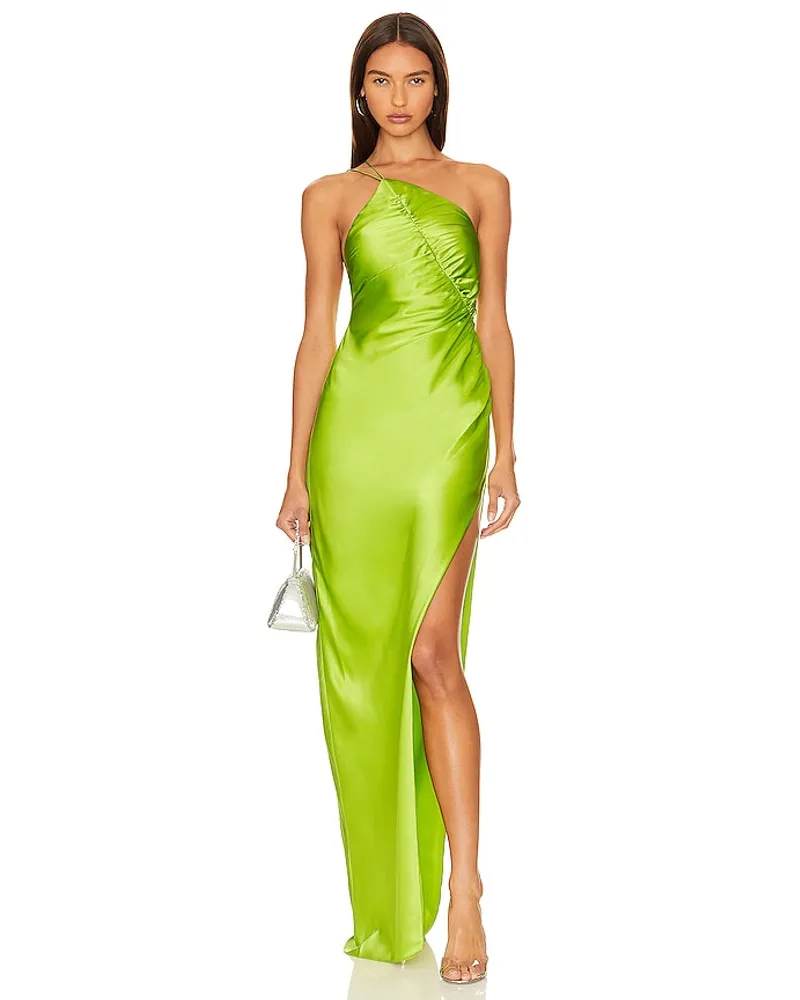 The Sei ABENDKLEID LEAF in Green Green