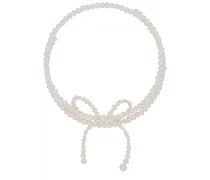 Coquette Double Necklace in Ivory