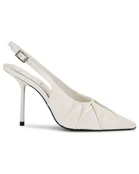 BLACK SUEDE STUDIO SANDALE PIAZZA SLINGBACK 100 in Ivory Ivory