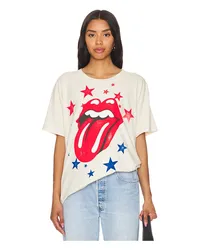 DAYDREAMER T-SHIRT CLASSIC STAR OVERSIZED RINGER in White White