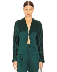 The Sei BLUSE MIT SCHALKRAGEN in Dark Green Dark