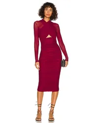 Bardot KLEID ALIYAH in Burgundy Burgundy