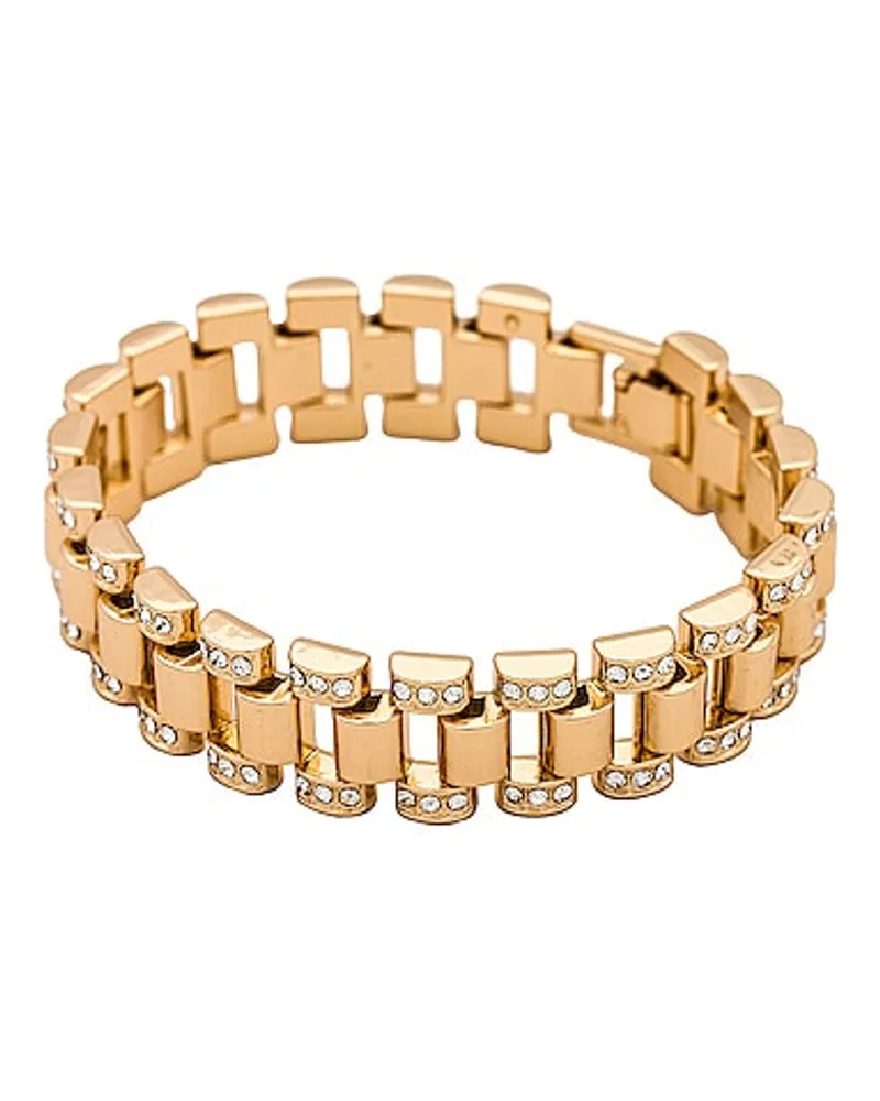 BaubleBar Ashton Bracelet in Metallic Gold Metallic