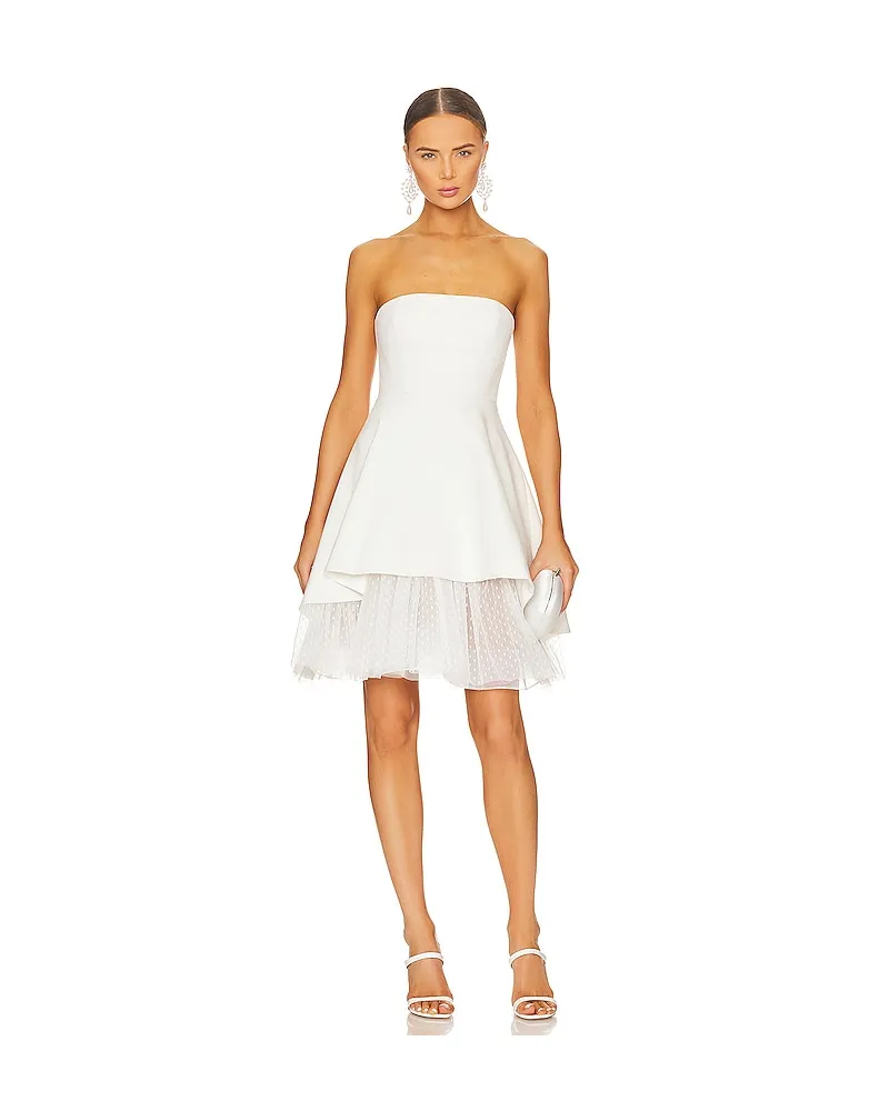 BCBGMAXAZRIA KLEID in Ivory Ivory