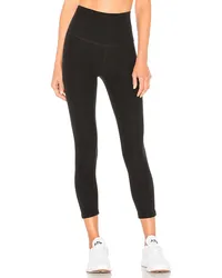 BEYOND YOGA LEGGINGS, MID-WAIST SPACEDYE in Black Black