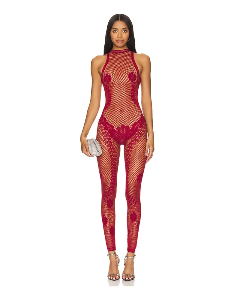 Poster Girl JUMPSUIT FETCH in Burgundy Burgundy