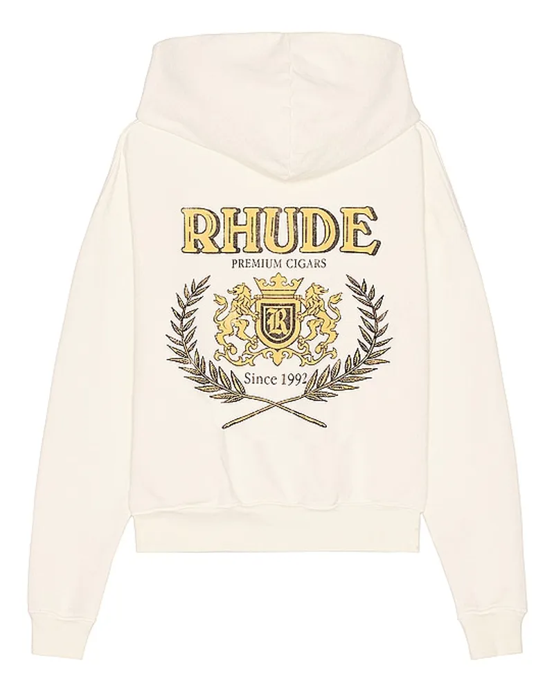 RHUDE HOODIE in Cream Cream