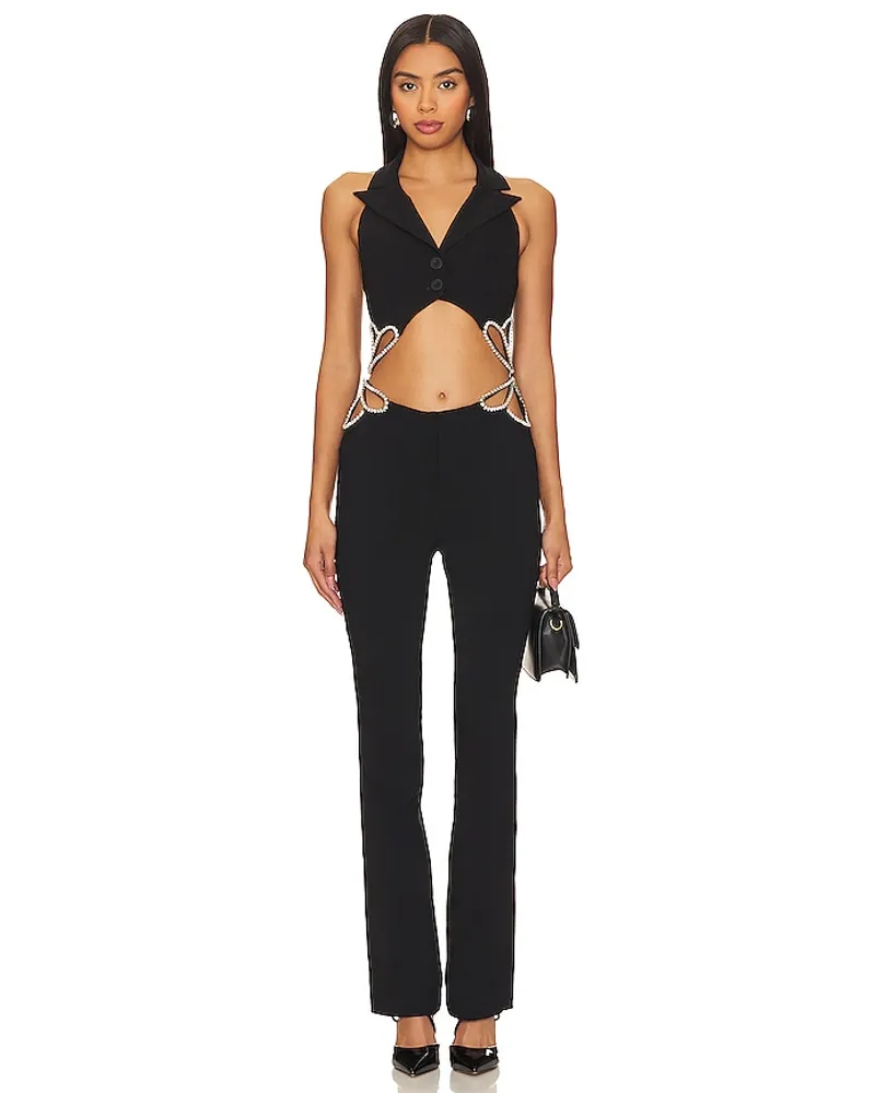 NBD JUMPSUIT RAVNEET in Black Black