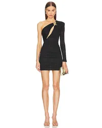 Michael Costello KLEID MADELINE MINI in Black Black