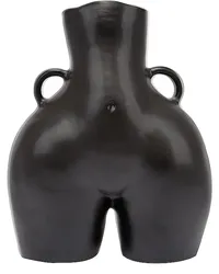 ANISSA KERMICHE VASE LOVE HANDLES in Black Black