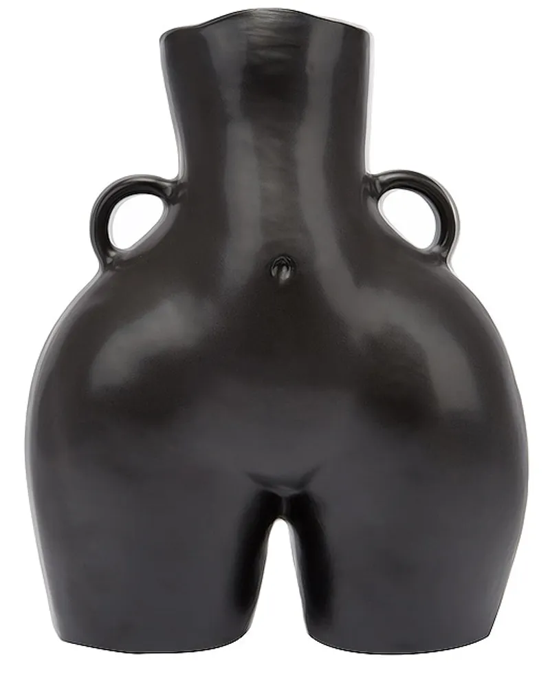 ANISSA KERMICHE VASE LOVE HANDLES in Black Black