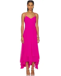 Amanda Uprichard KLEID CLEMENZA in Fuchsia Fuchsia