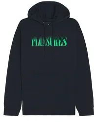 PLEASURES HOODIE in Blue Blue