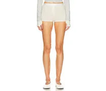 SHORTS LAYERING JERSEY in Beige