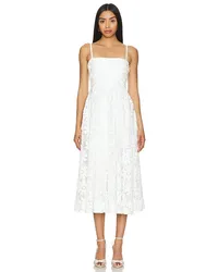 LIKELY MIDI-KLEID GENO in White White