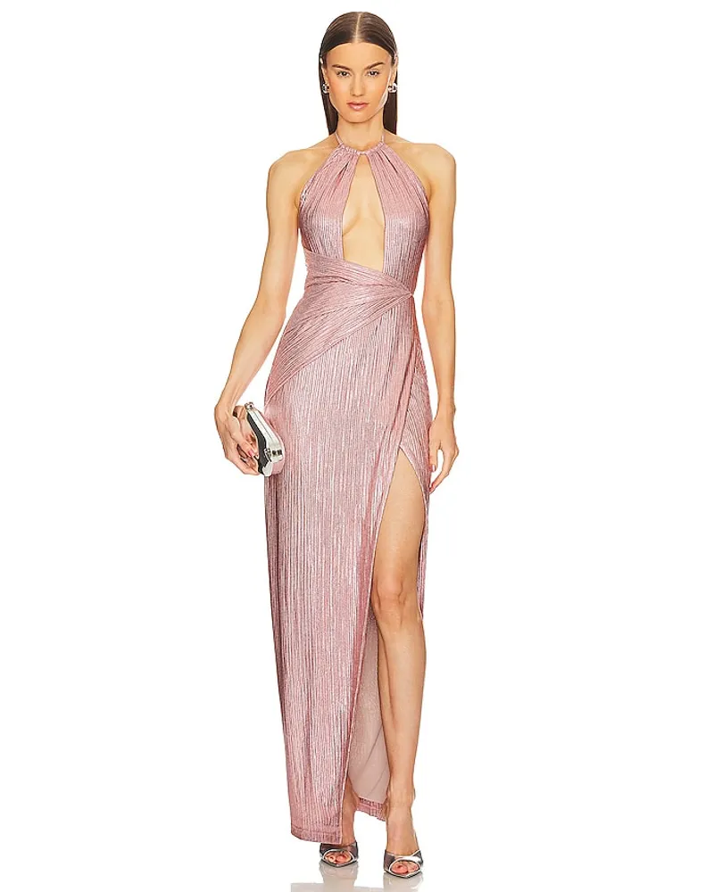 Michael Costello ABENDKLEID KIARA in Rose Rose