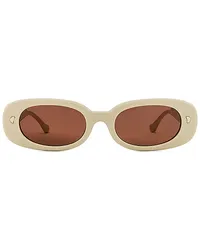 Nanushka SONNENBRILLE ALIZA in Cream Cream