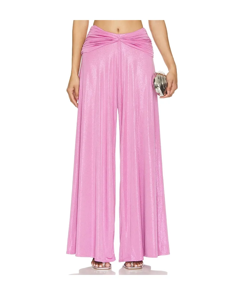 Pat Bo HOSE WIDE LEG in Purple Purple