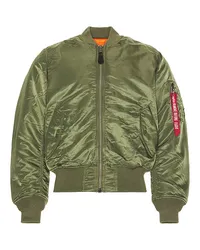 Alpha Industries JACKE MA 1 BLOOD CHIT BOMBER in Green Green