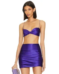 The Sei BANDEAU-OBERTEIL MIT VERDREHTEM AKZENT in Purple Purple