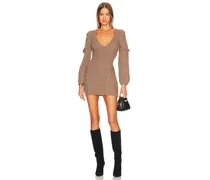 KLEID MALINA in Taupe