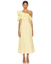 SOVERE MIDI-KLEID BLISS in Yellow Yellow