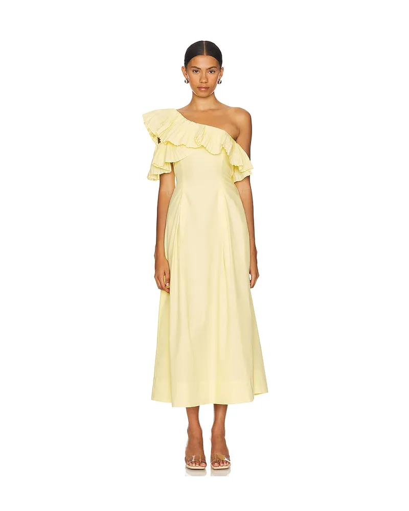 SOVERE MIDI-KLEID BLISS in Yellow Yellow