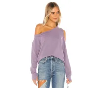 SWEATSHIRT LINK in Purple