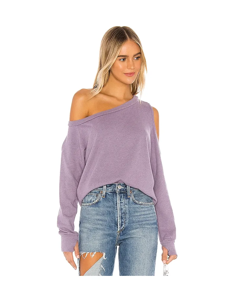 Michael Lauren SWEATSHIRT LINK in Purple Purple